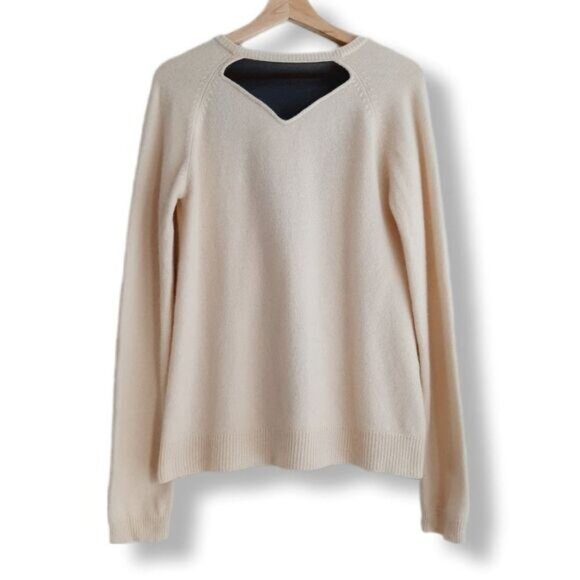 AMERICAN RETRO 100% Wool Button Down Cardigan w/ Black Mesh Sz M Flawed - Picture 7 of 14